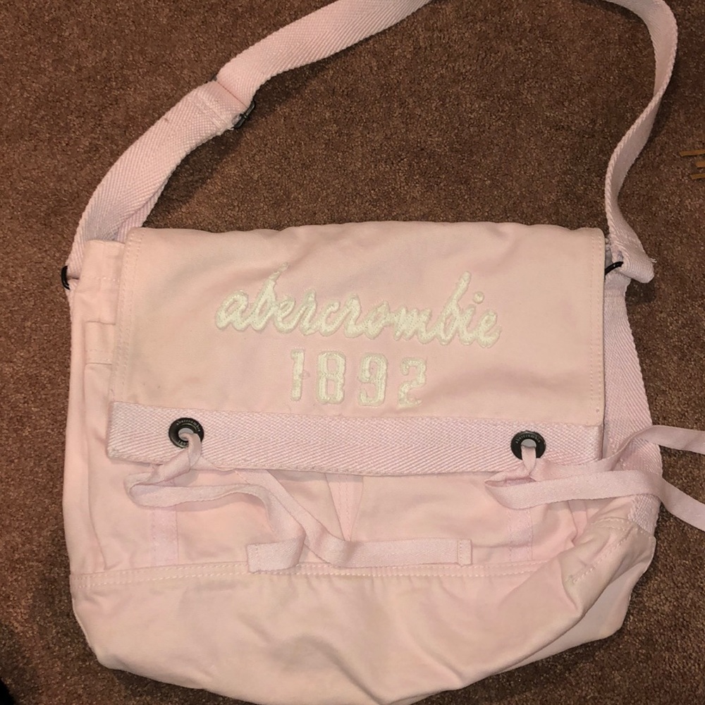 Abercrombie Light Pink Messenger Bag